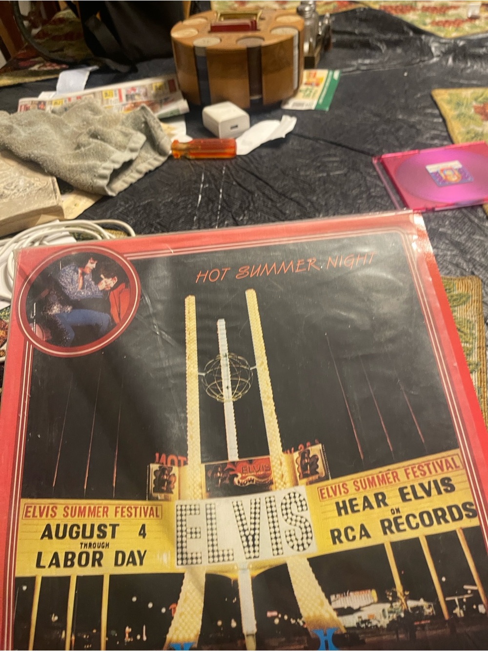 Elvis Presley Hot Summer Night vintage vinyl
